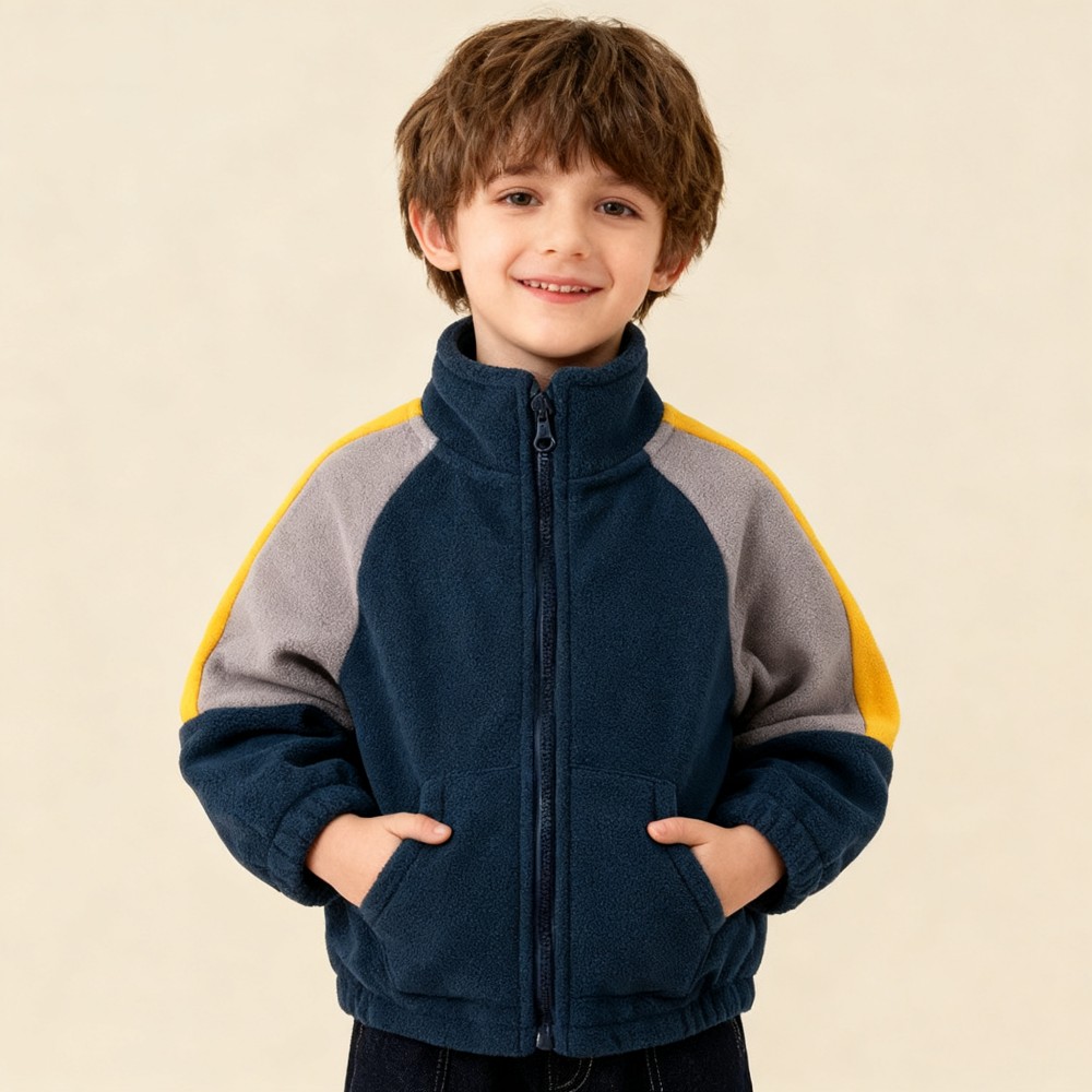 Nuevas chaquetas para niños, abrigos de lana de otoño, chaqueta térmica de lana para niños de 1, 2, 3, 4, 5, 6, 7 años, abrigos para niños, prendas de vestir exteriores coreanas cálidas