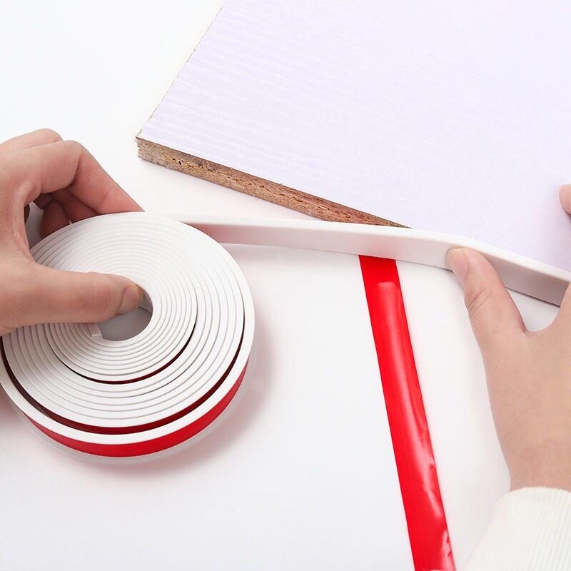 U-Shape Flexible Edge Banding 5M Self-Adhesive Wood Board Veneer Edging Protector Cabinet Furniture Repair Restoration Corner
