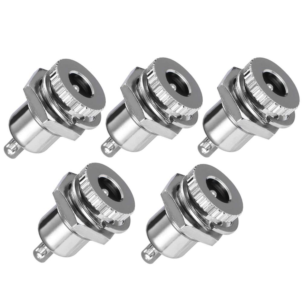 Nouveau paquet de 5 DC-099 5.5mm x 2.1mm 30V 10A prise de courant cc, adaptateur de connecteur de montage sur panneau femelle fileté
