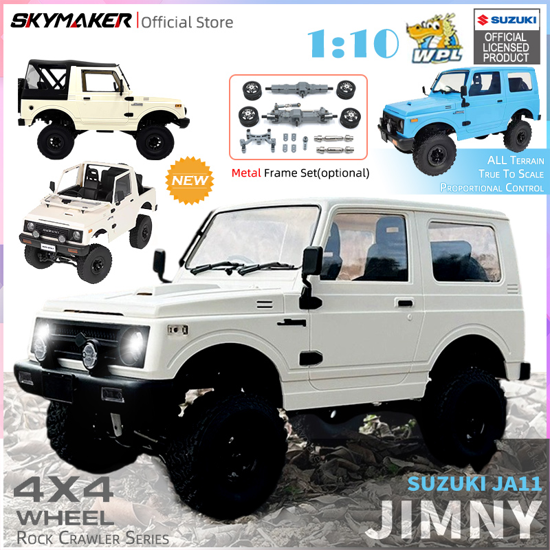 WPL 1/10 Радиоуправляемая машина C74 C74-1 Suzuki Jimny Автомобиль с дистанционным управлением 4WD Внедорожный альпинистский автомобиль 2,4G Полностью масштабные радиоуправляемые игрушки для взрослых и детей