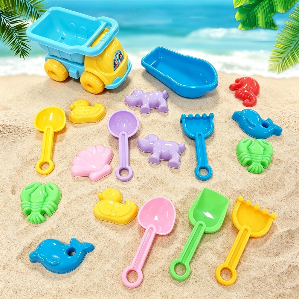 Mini Coches de Playa para Niños, Juguetes para Jugar en el Agua y Excavar Arena al Aire Libre, Coche de Playa para Padres e Hijos, Juguetes para Niños y Niñas