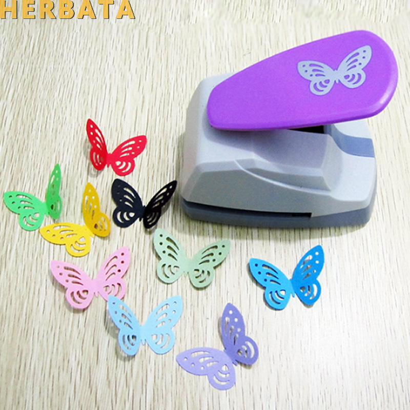 Miễn Phí Vận Chuyển 4.7 Cm Bướm 3D Hình Dáng Ban Đấm Dao Cắt Giấy Cho Thiệp Chúc Mừng Thêu Sò Máy Handmade Lỗ Puncher
