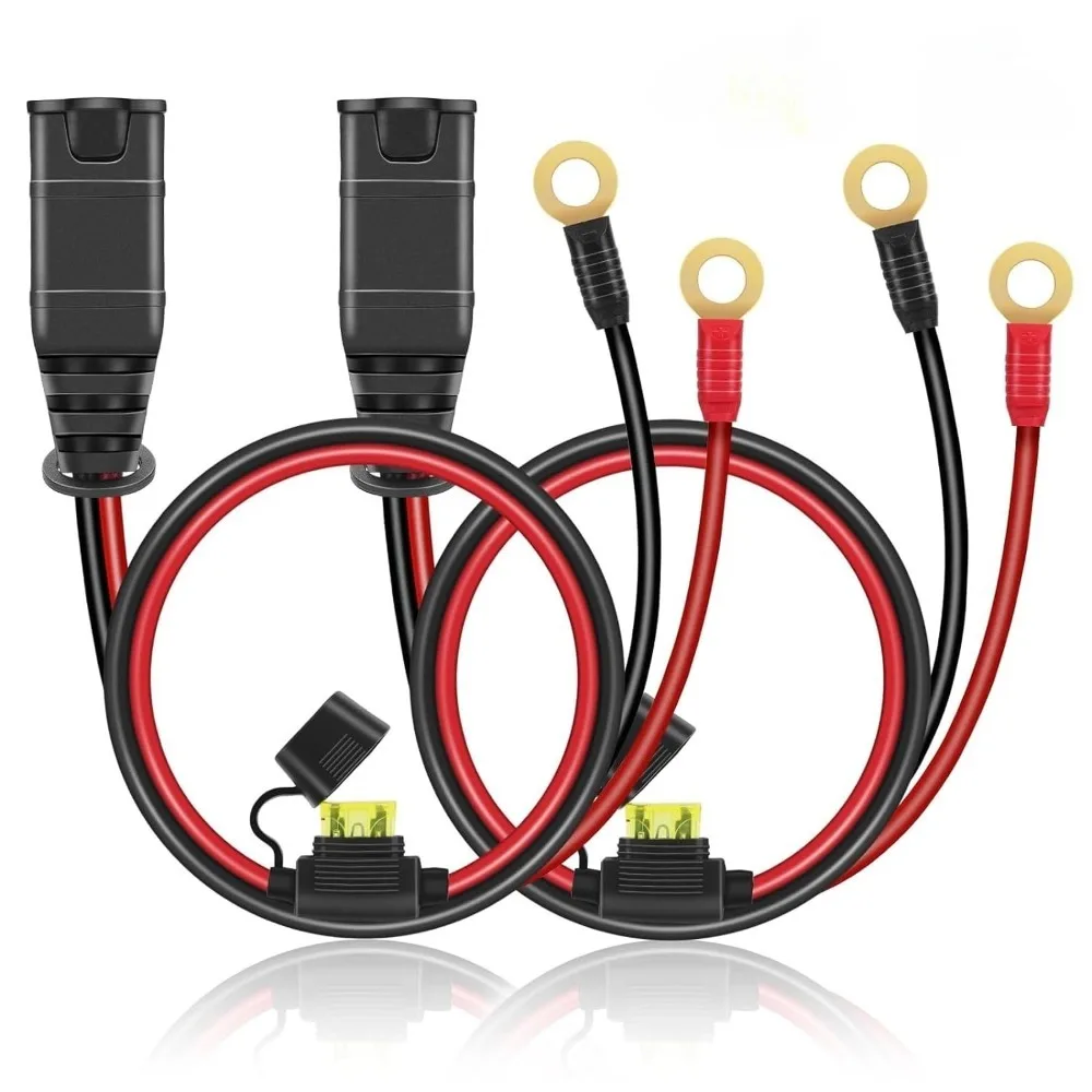 2 упаковки жгутов проводов для NOCO GC002 X-Connect 6 мм, смарт-аккумуляторы, кабель для зарядного устройства, нежные провода для аккумулятора, кабель для стартера