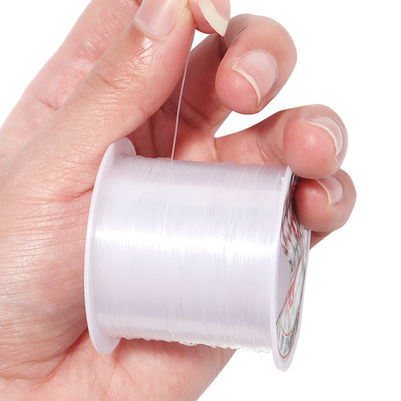 1 peça 0.2-1mm linha de pesca para fio transparente não estiramento corda de nylon fio de miçangas para fazer jóias 2030