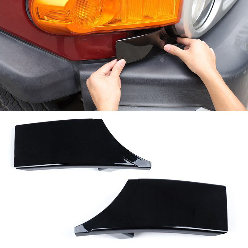 2 szt. Listwy ozdobne dolne reflektorów przedniego zderzaka samochodowego do FJ Cruiser 2007-2014 52513-35100 52512-35100