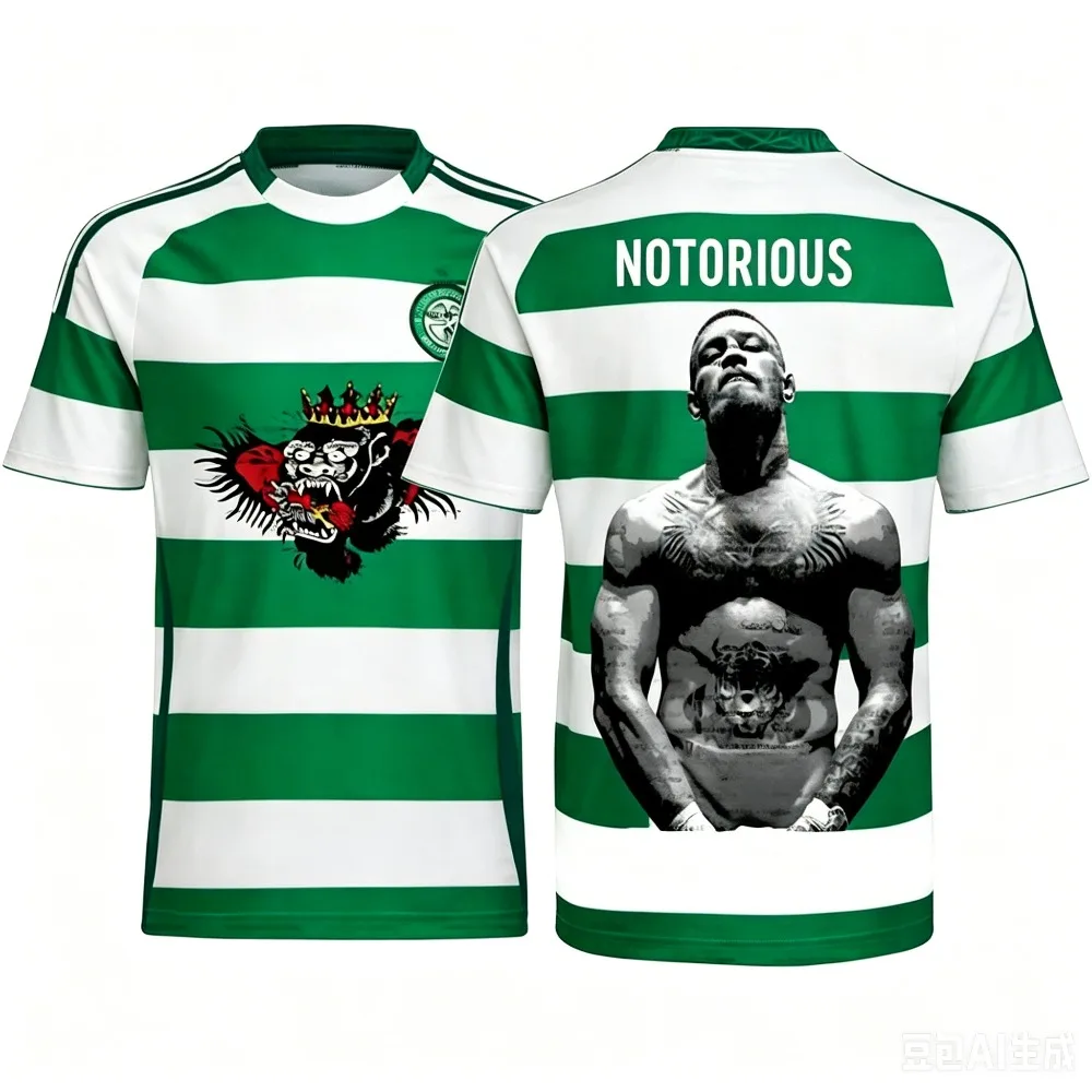 Zomer Nieuwe Notorious Conor McGregor Special Edition MMA Voetbalshirt Heren Dames Fitnesstraining Ademend Sport T-shirt Top