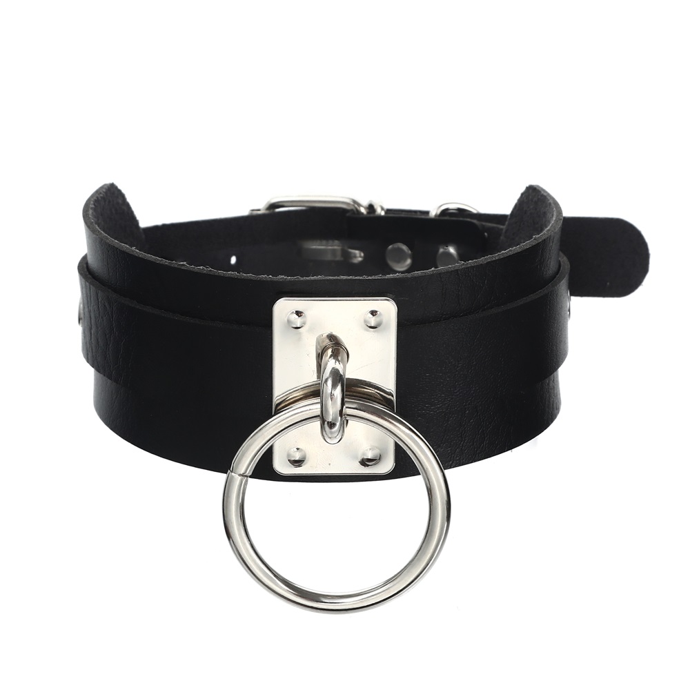 Goth Black Choker Collar for Women  Punk Gothic Chockers Halloween Cosplay Jewelry  Costume Accessory