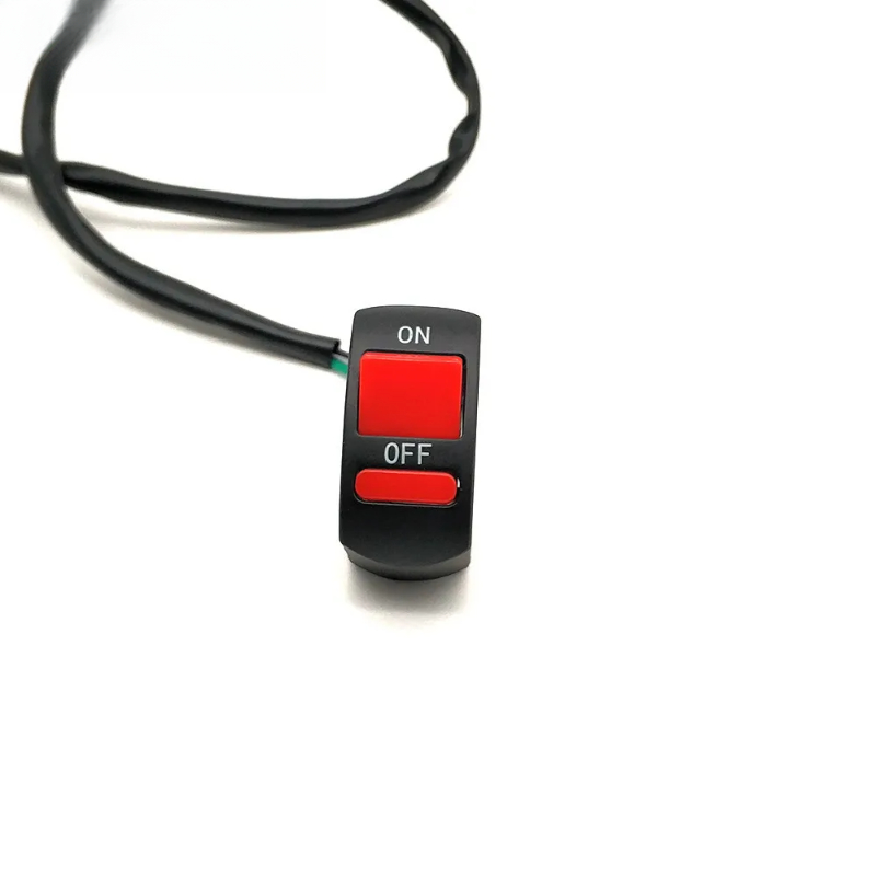 Motorrad-Lenker-Notrufschalter – 12 V/10 A EIN/AUS-Taste für Dirt Bike/ATV/Universalmodelle
