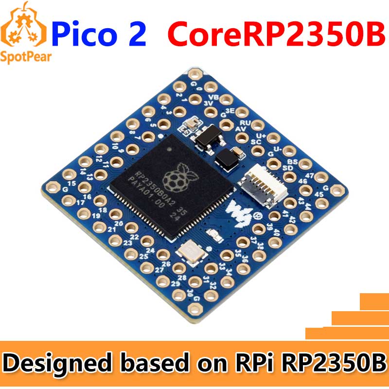 Raspberry Pi Pico 2 RP2350 Core 2350B Kernplatine PSRAM Waveshare Core 2350B