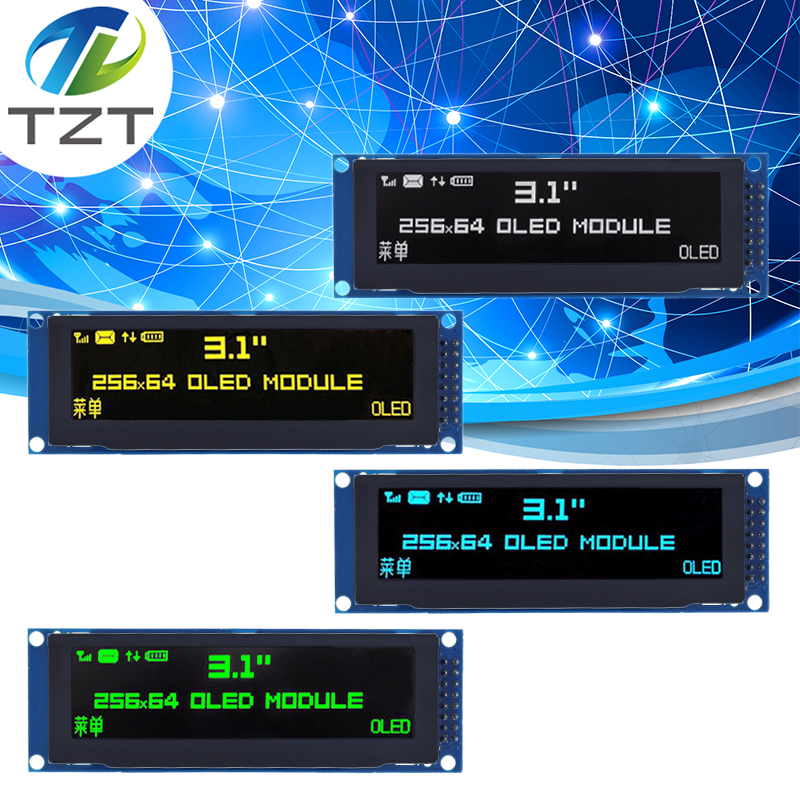 3,12-дюймовый настоящий OLED-дисплей 256*64 25664 точек графический ЖК-модуль экран LCM экран SSD1322 контроллер