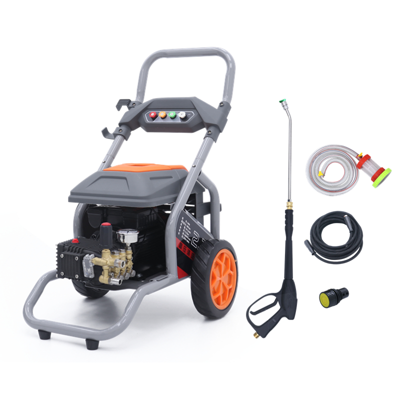 Professional 1450 Psi 100 บาร์ปรับ Jet น้ําแบบพกพาไฟฟ้าแรงดันสูงทําความสะอาดพื้นผิว Power เครื่องซักผ้าสําหรับรถยนต์