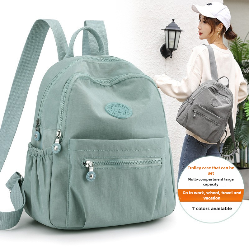 Mochila Mini Oxford de Lona para Mujer, Moderna, Resistente y Portátil, Ideal para Viajes, Uso Diario, Compras y Actividades al Aire Libre