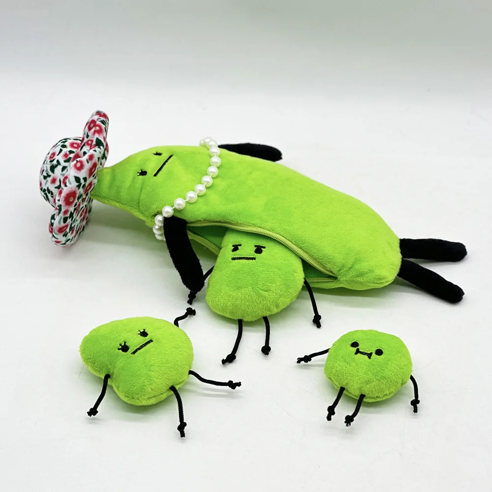 31 см новая плюшевая игрушка Secret Staycation Edamame Family Doll, милая мультяшная мягкая игрушка, подарок на день рождения, Рождество для детей