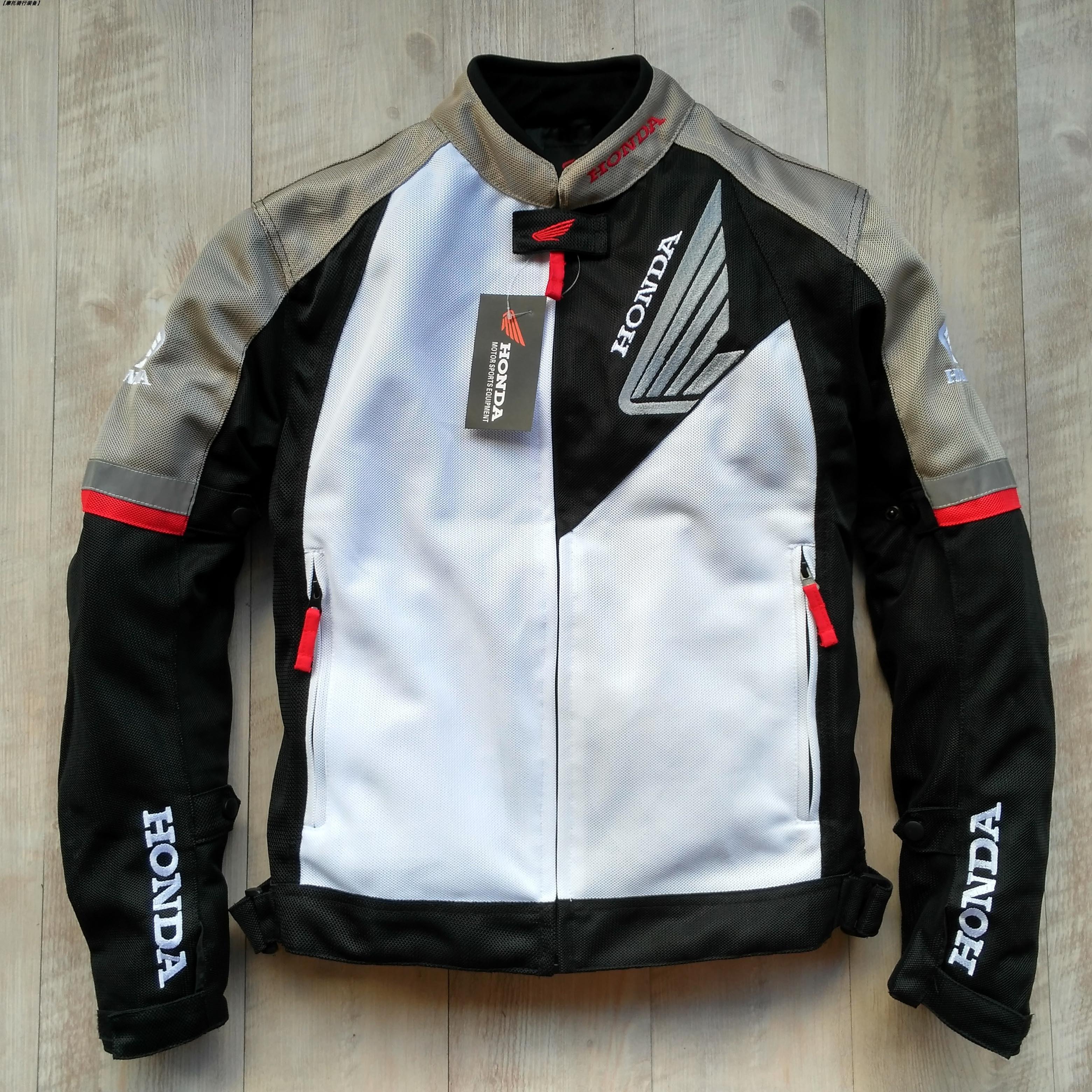 2023 Nieuwe Honda-motorjas met CE-lichaamspantser Racing-motorjassen Heren Dames Rijden Slijtvaste motorkleding