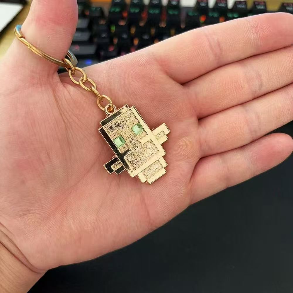 Chaveiro Totem do Jogo Undying para Cosplay, Pingente Cyberpunk em Liga, Acessório de Decoração para Bolsa e Adereço