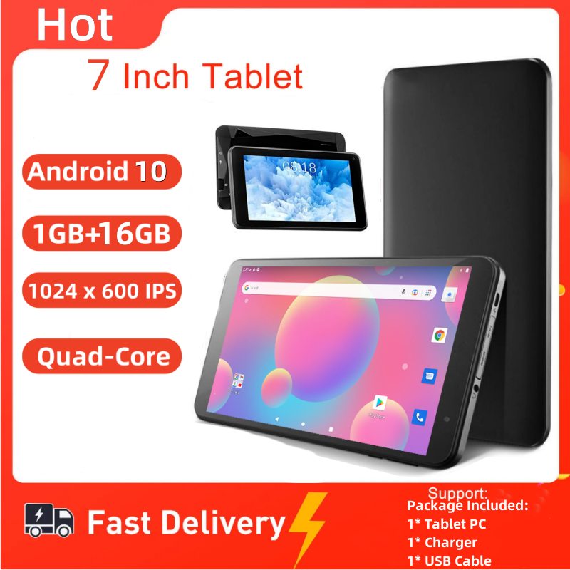 Hot Sales 7 INCH 1 GB RAM 16 GB ROM MT-701 Android 10 WIFI Tablet PC 1024x600 Pixels Quad-Core WIFI Sun8iw15 Quad-Core