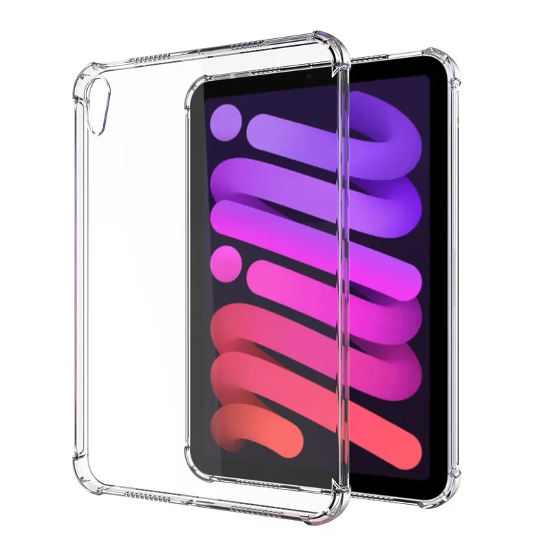 Etui na iPada Mini 7 2024 TPU Silicon Transparent Cover Funda Etui na iPada Mini 6 Etui na Apple iPad mini A17 Pro 8.3 Etui na tablety