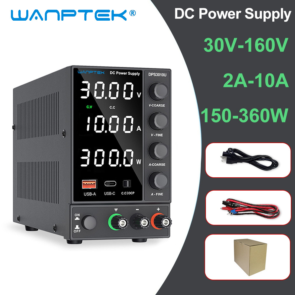 30V 10A DC Netzteil Einstellbare Digit Display USB Labor Netzteile Spannung Regler 60V 5A 120V3A für Telefon Reparatur