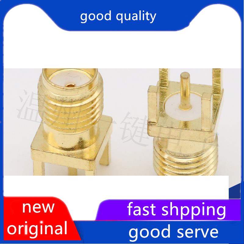 Frente de pé SMD-KHD soquete de antena, conector fêmea, RF SMA, cabeça RF, 4 pinos, original, novo, 10pcs
