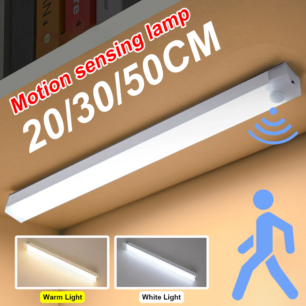 Bewegungssensor-Licht Drahtlose USB wiederauf ladbare LED-Nachtlicht Schrank Kleider schrank LED-Wandtreppe Dekorative Küchen lampe