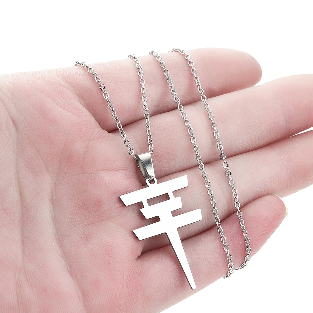 Collana con ciondolo Tokio Hotel per uomo donna collare Kpop Collares Para Mujer girocollo gioielli in acciaio inossidabile catena di moda coreana