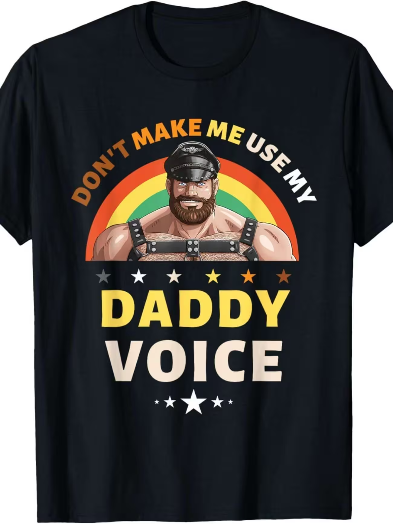 Men's Don't Make Me Use My Daddy Voice T Shirt Women Tee Spring Summer Novelty Oversized Loose Meme Streetwear Vintage Hip Hop