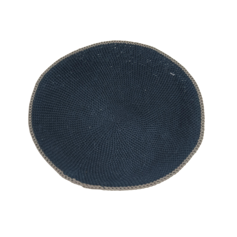Factory Custom Thin thread Knitted Kippah, 100% Cotton DMC Hand Knitted Kippah Hat, DMC Kippah Yamaka Kippa Yarmulke Skull Cap