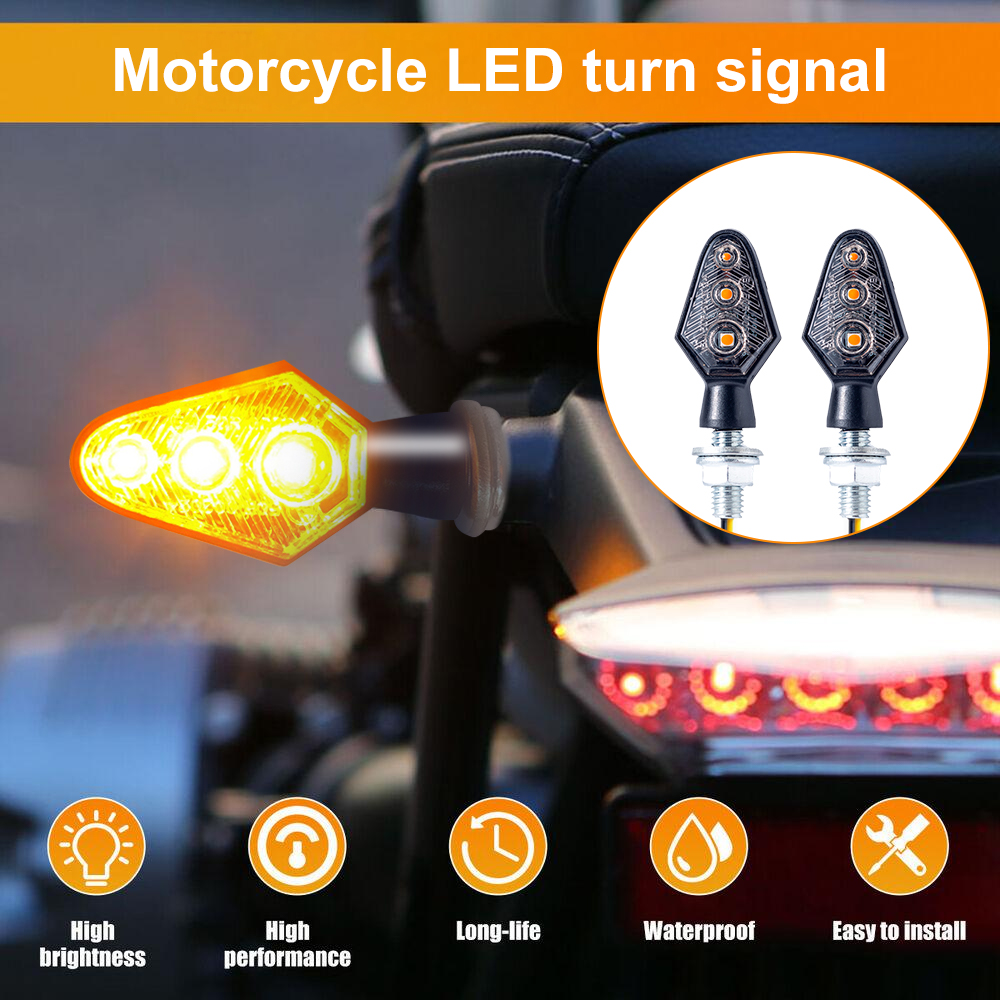 2 sztuk/zestaw 12V uniwersalny kierunkowskaz LED motocykla wodoodporny migacz wskaźnik akcesoria motocyklowe Moto