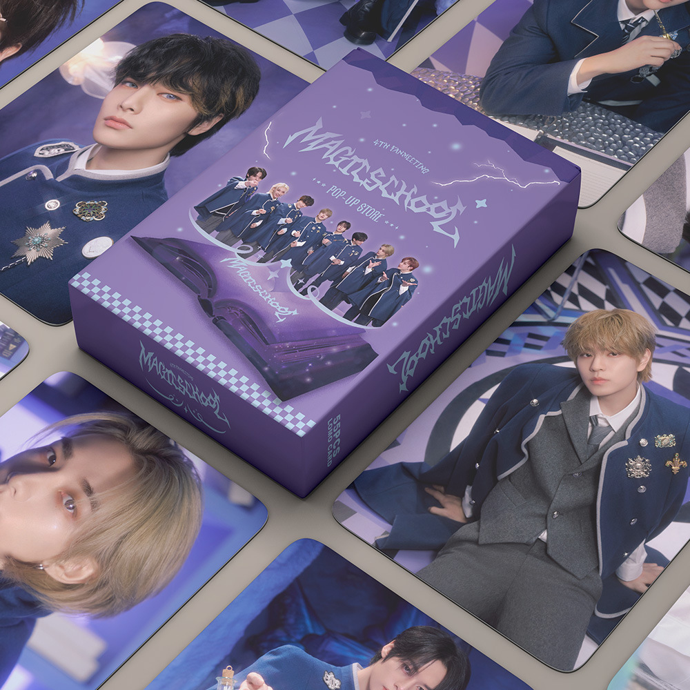 55 個 Kpop グループロモカードマニアックフォトカード新しいアルバム写真プリントカードセットファンコレクション