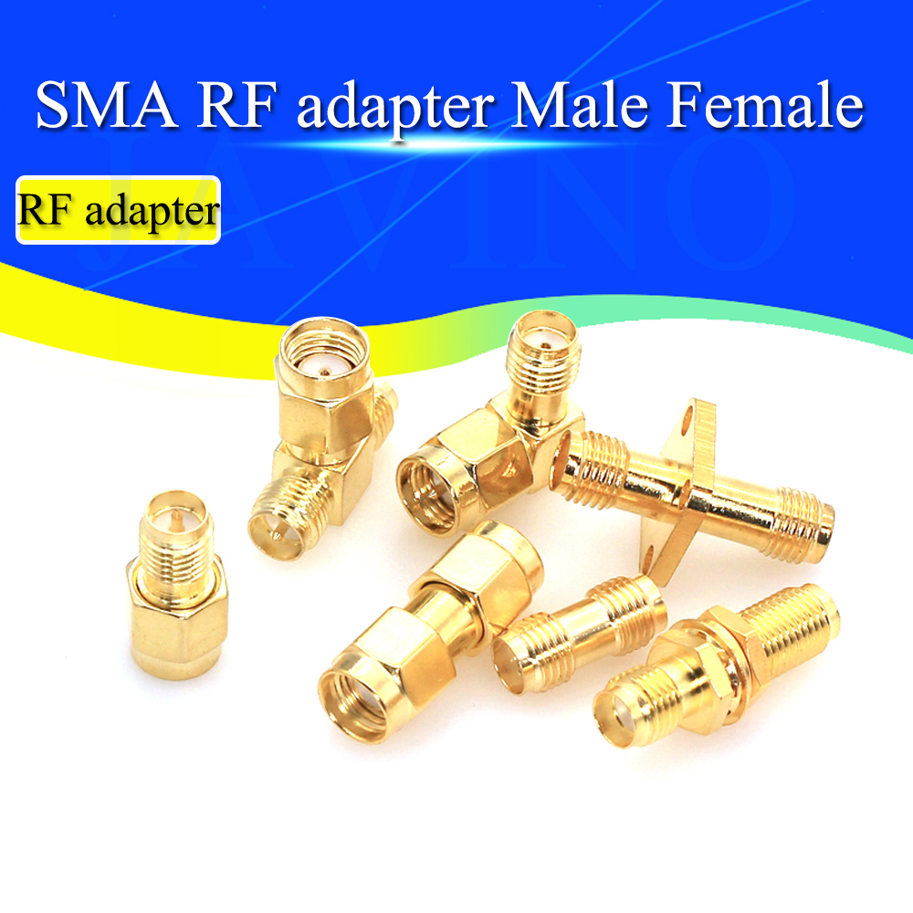 1-10Pcs Javino SMA to SMA male female RP SMA to SMA male RPSMA Connector RF adapter SMA-J adapter SMA-K