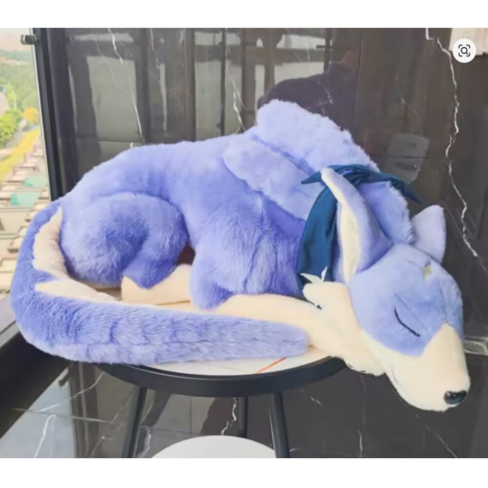 60cm Monster Hunter Rise Palamute Pluszowa Maskotka Wypchana Lalka Duża Miękka Poduszka Pluszak Zabawka Zwierzę Kawaii Śliczna Zabawka Prezent Świąteczny dla Dzieci
