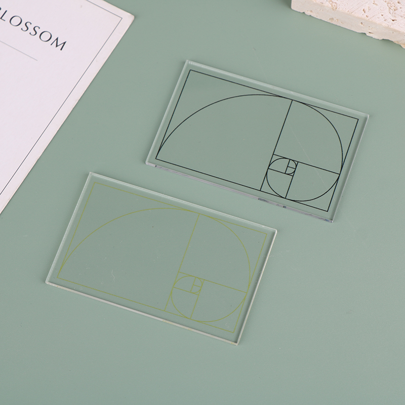 Viewfinder Ruler Golden Ratio Ruler Clear Golden Ratio Fibonacci Composition View Finder Viewer Photography Painting Art Tool