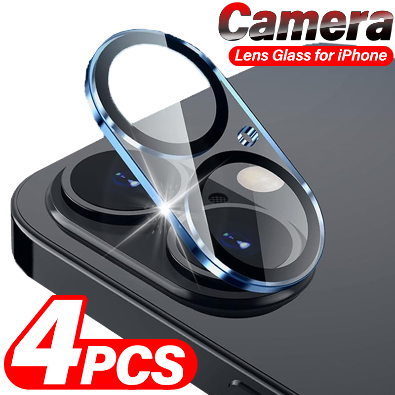 Kameraschutz für iPhone 17 16 15 14 13 Pro Max 13Mini 17Air Gehärtetes Glas Objektivschutz Glasfolie für iPhone 17 16