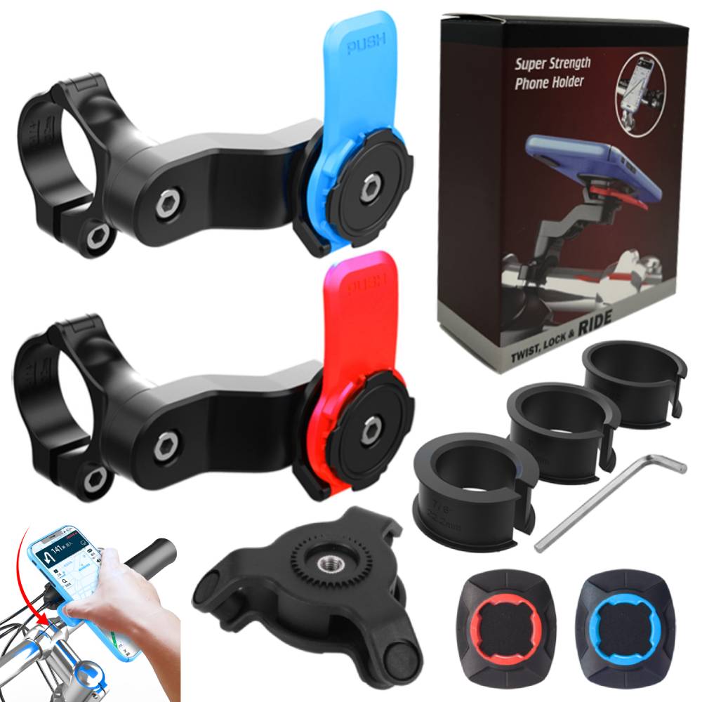 Support de téléphone pour moto et vélo, amortisseur de vibrations, Support de Navigation pour guidon de vélo pour téléphone 4.7-7.2 pouces