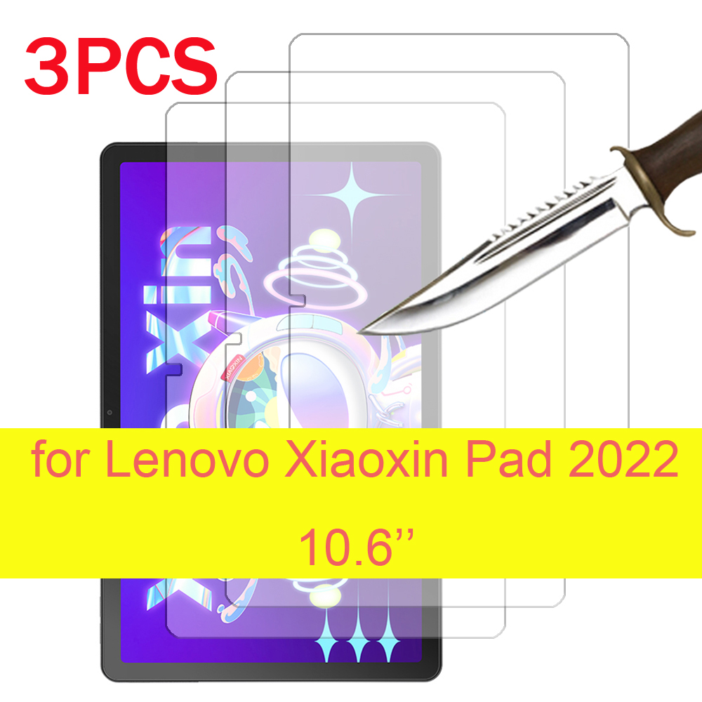 3 szt. Dla Lenovo Xiaoxin Pad 2022 10.6 ''TB-128FU ochraniacz ekranu ze szkła hartowanego folia ochronna na tablet