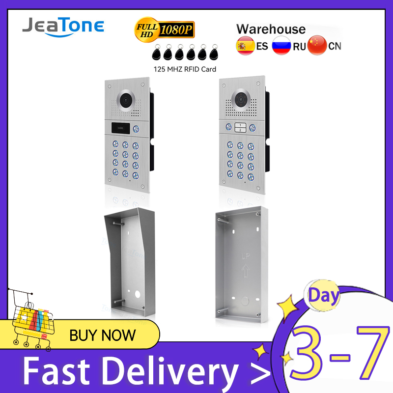 Jeatone-videoportero 84218, caja de hierro (superficie), se adapta al montaje en superficie con protección