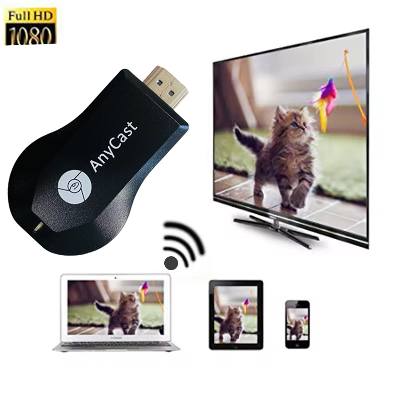 4K 1080P HDMI-compatible TV Stick M2 Plus Wireless WiFi Display TV Dongle Receiver for DLNA Airplay Miracast for AnyCast for IOS
