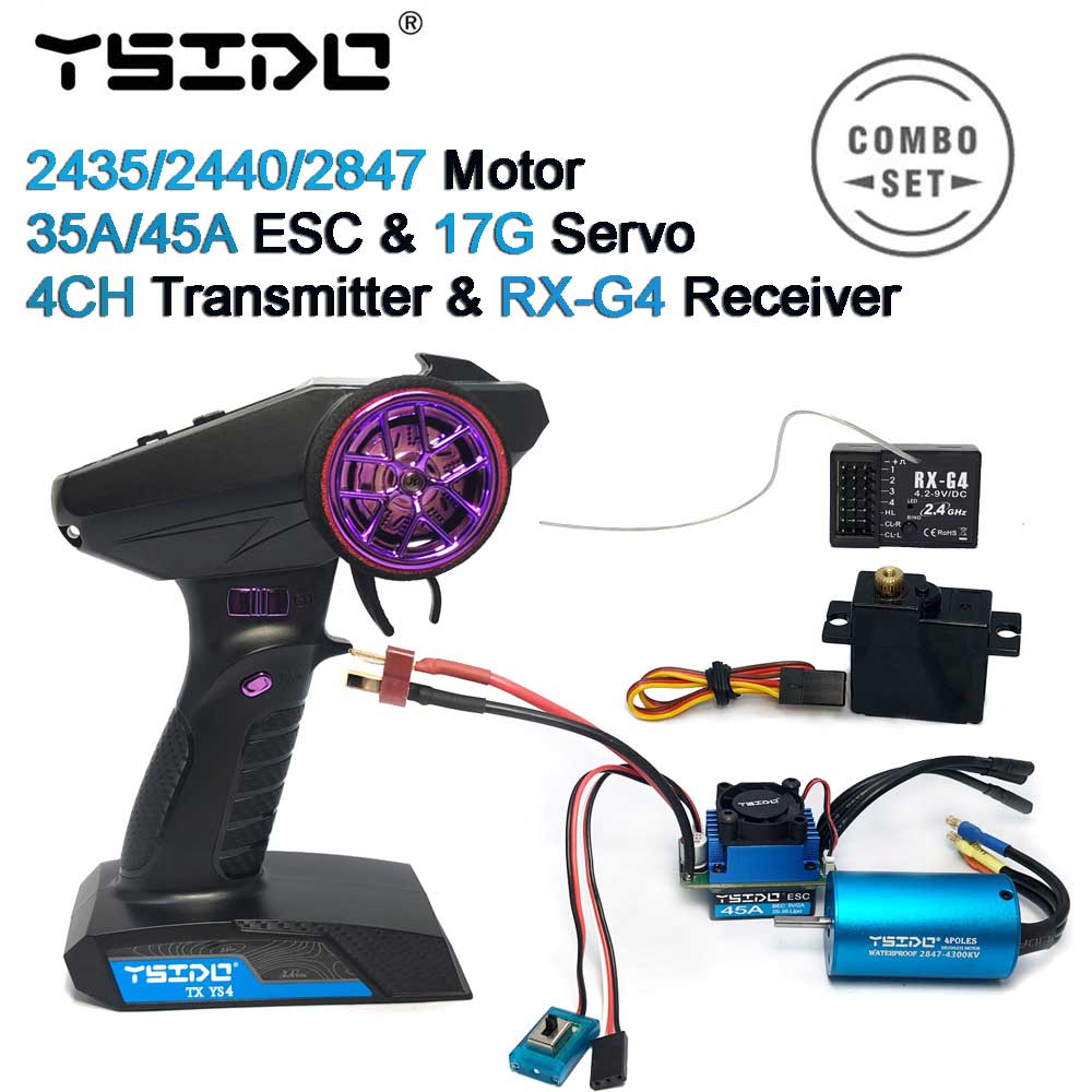 Bezszczotkowy zestaw modernizacyjny Combo Motor Esc Receiver RC Servo Set dla MJX hyper go HBX REMO Hobby WLtoy 1/12 1/14 1/16 1/18 Car