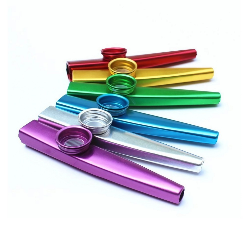 Einfaches Design, leichtes Kazoo-Aluminiumlegierungsmetall für Gitarreninstrumente, Musikliebhaber, Instrument, Musikinstrument Mustafa