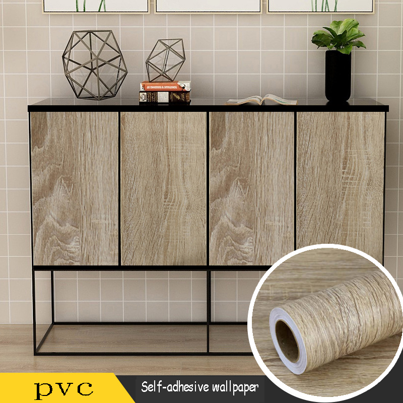 Adesivos de hackberry de pvc para guarda-roupa, armário, mesa, móveis, à prova d'água, autoadesivo, papel de parede para decoração de casa