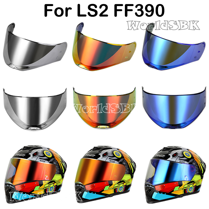 Lentille de casque intégral pour LS2 FF390, visière supplémentaire avec trous de Film Anti-buée uniquement pour casques de moto LS2 FF390