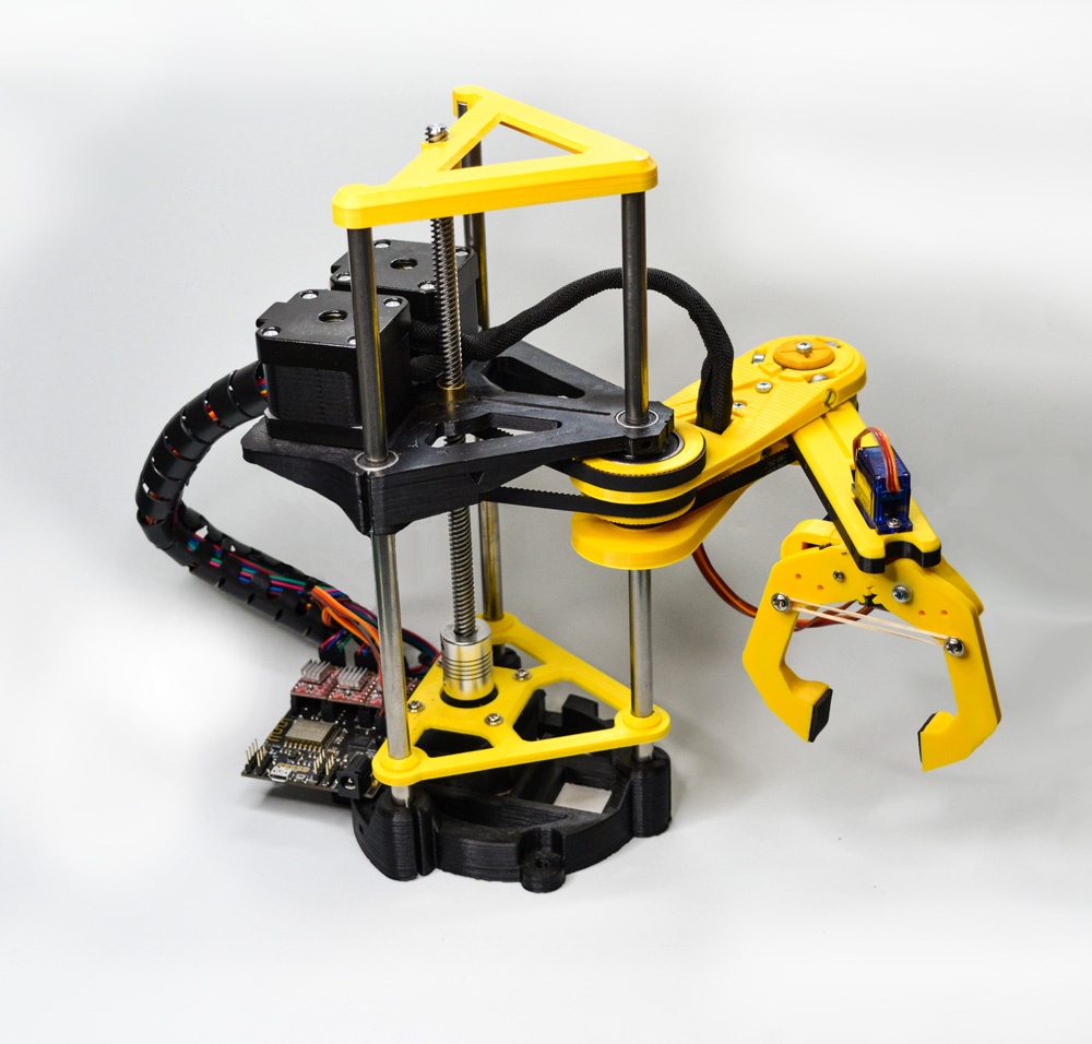 Scara-ステッピングモーター付きのロボットアーム,3Dグラフィックプリントのおもちゃ