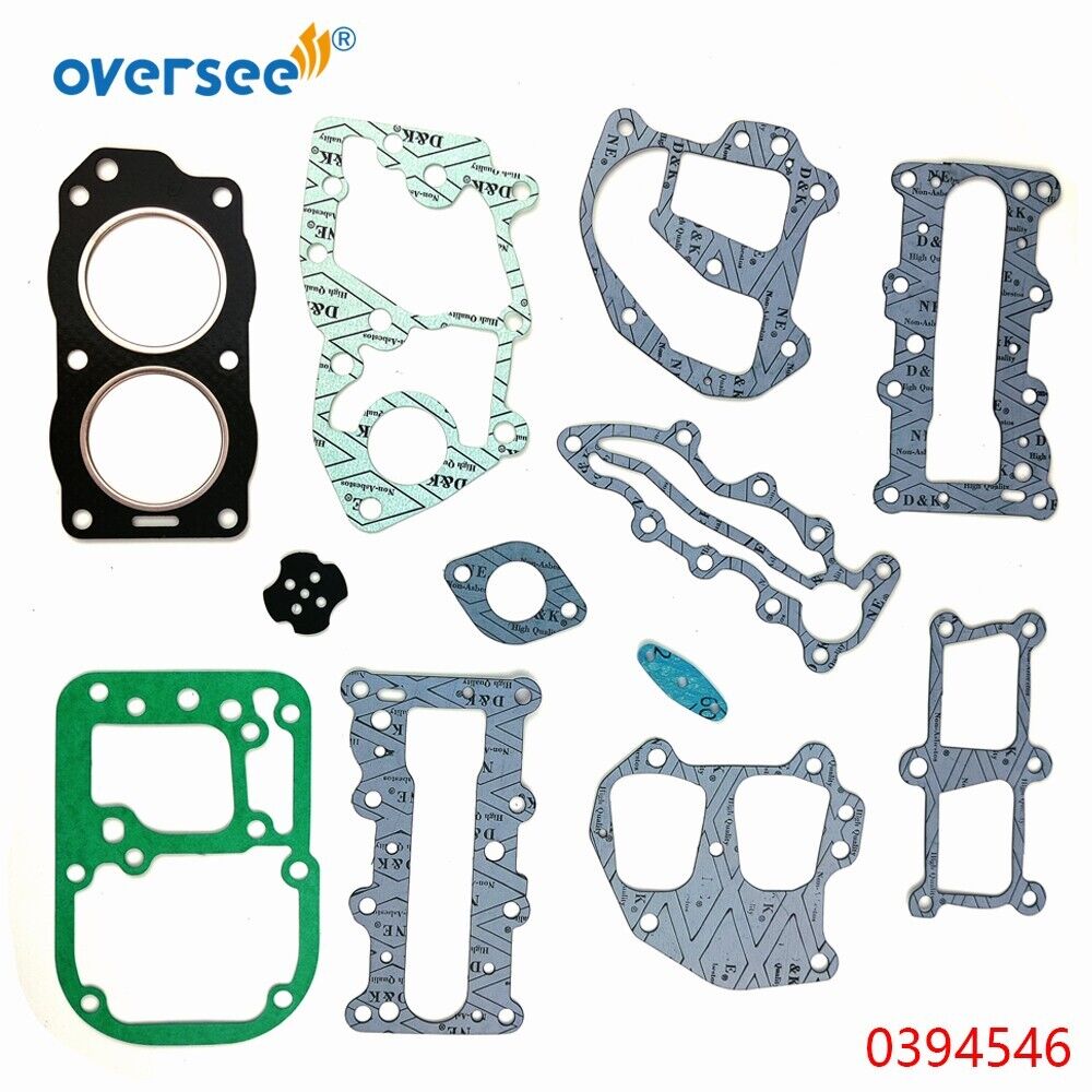 Kit de junta de culata para fueraborda Johnson Evinrude 2T, 9.9HP, 15HP, 0394546, 0391507, 0388193