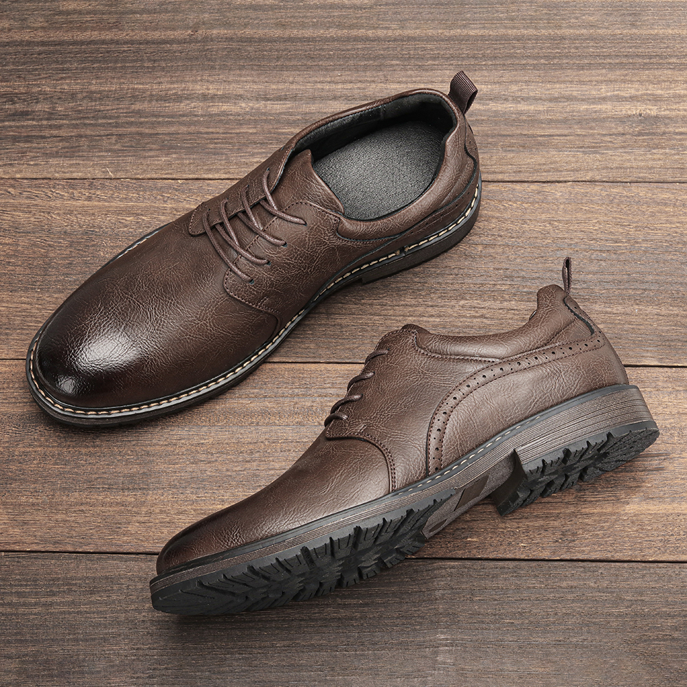 Herren-Freizeitschuhe, modische Marke, bequeme 2025, Lederschuhe # KD826