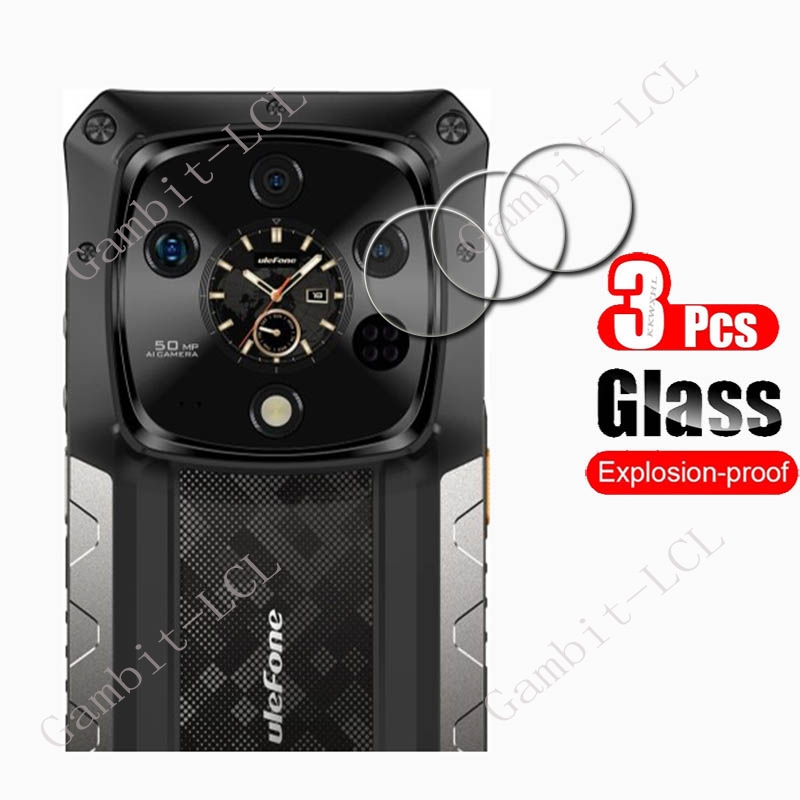 Protecteur d'objectif de caméra pour Ulefone Armor 28 Ultra, 3 pièces, verre trempé de protection d'écran arrière sur Armor28Ultra 28Ultra, Film de couverture