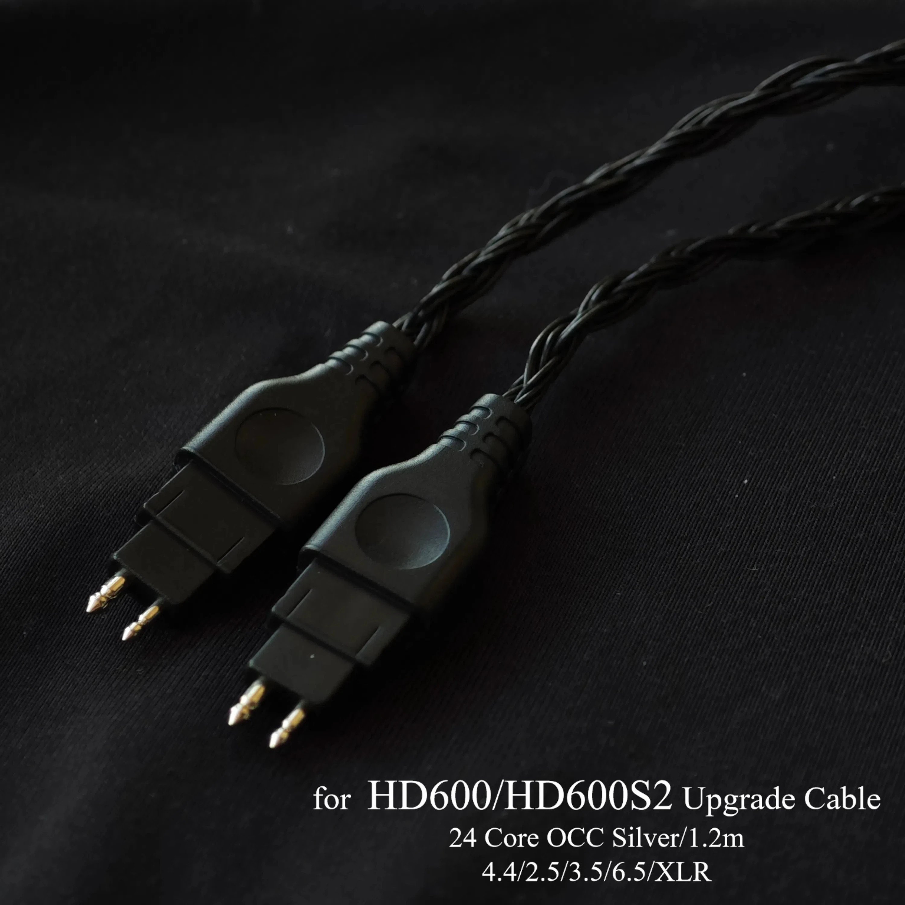 for Sennheiser HD660S2 HD600 HD650 Professional Headphone Cable 24-Core OCC Copper XLR to 6.35/4.4mm Balanced 1.2m Studio Wire