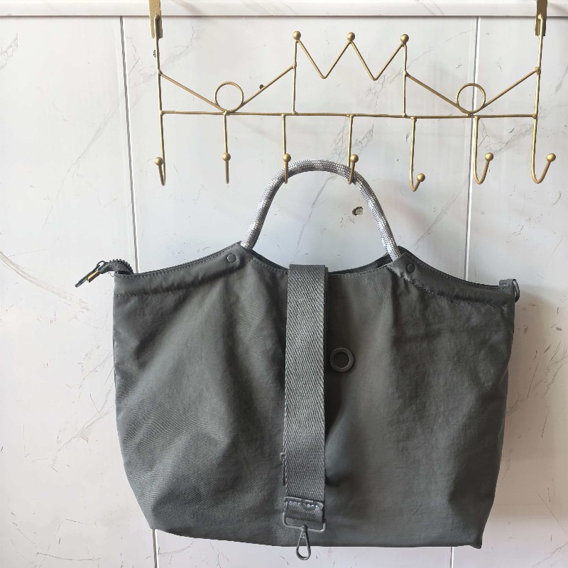 Bolsa de Lona Simples com Letras 2026, Bolsa de Mão para o Dia a Dia, Bolsa de Grande Capacidade, Bolsa Feminina