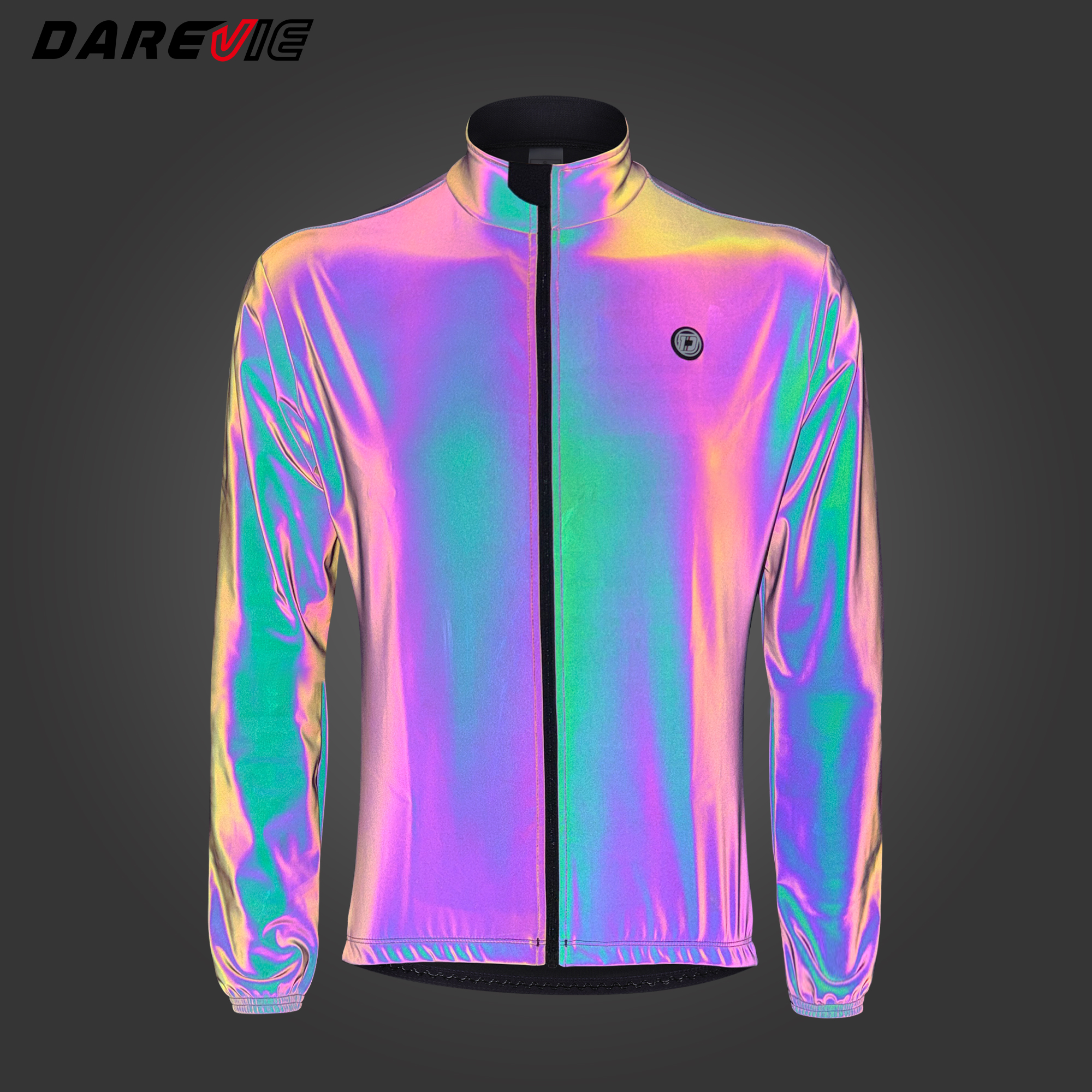 DAREVIE Ciclismo Jaqueta Inverno Rainbow Reflexivo PRO Nível Ciclismo Windbreak Homens Windproof Ciclismo À Prova D 'Água Jaqueta Homem Mulheres