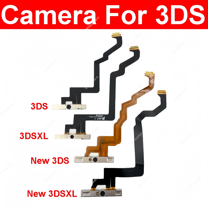 Módulo de lente da câmera frontal interna Cabo flexível de fita para Nintendo Novo 3DS XL 3DSXL voltado para substituição de câmera pequena para 3DS XL