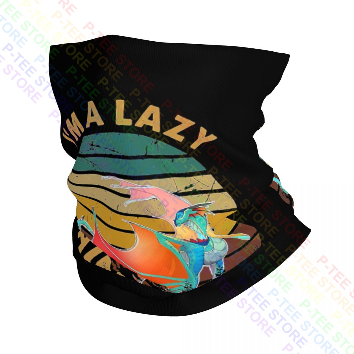 Im UM Preguiçoso Rainwing Asas Do Dragão De Fogo Loja Pescoço Gaiter Tampa Bandana Bandana Cachecol Máscara Facial Das Mulheres Dos Homens Tênis Para Caminhada